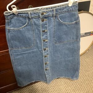 Denim skirt
